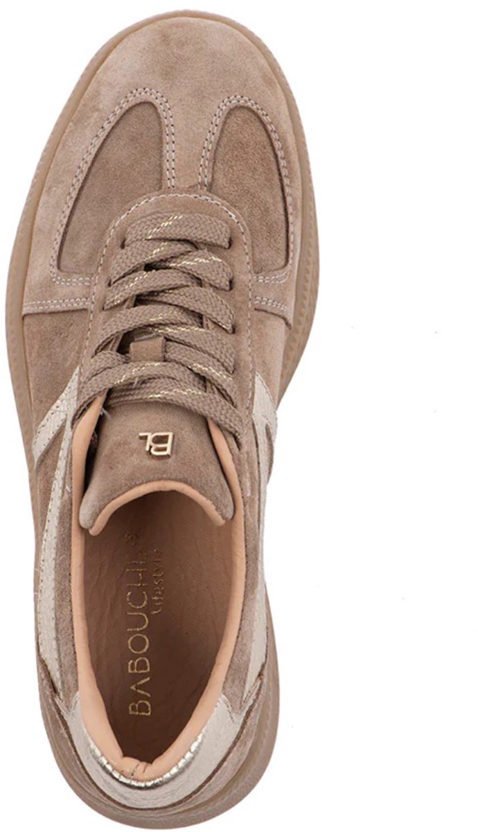 Babouche Liva sneakers noce/gold