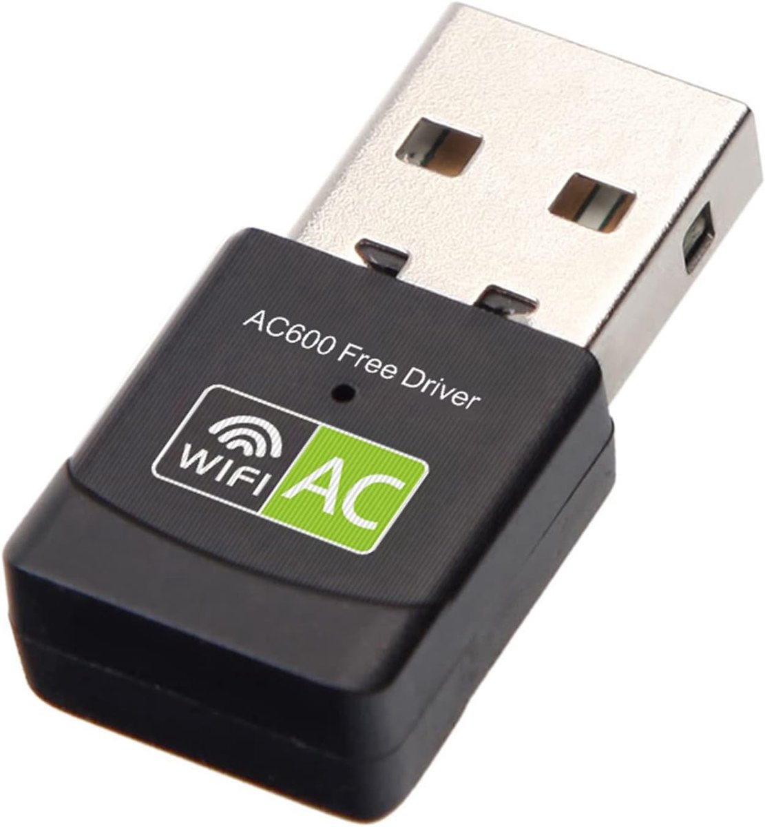 SnelShoppen - USB WiFi Adapter voor PC - 600Mbps Dual Band 2.4G/5G Wireless Network Dongle voor Windows 11/10/8/7/XP - Vrije Driver