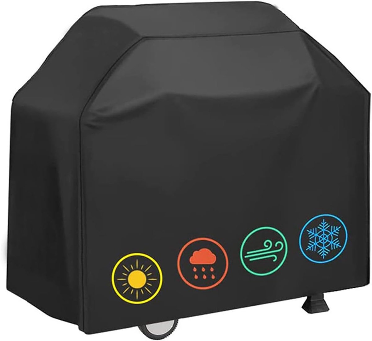 SnelShoppen - Outdoor Barbecue Cover 147x61x122 cm - Waterdicht, Weerbestendig, 420D Oxford Stof, Scheurvast, Wind- en Stofdicht, UV-Bescherming, voor