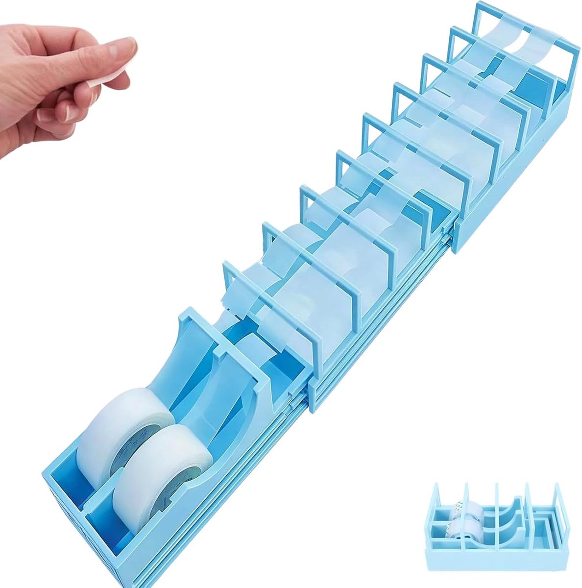 SnelShoppen - Tape Dispenser voor Snelle Verpakking en Schrijven op Cadeaus - Robuuste en Duurzame Constructie - Compact en Handzaam - Ideaal voor Fee