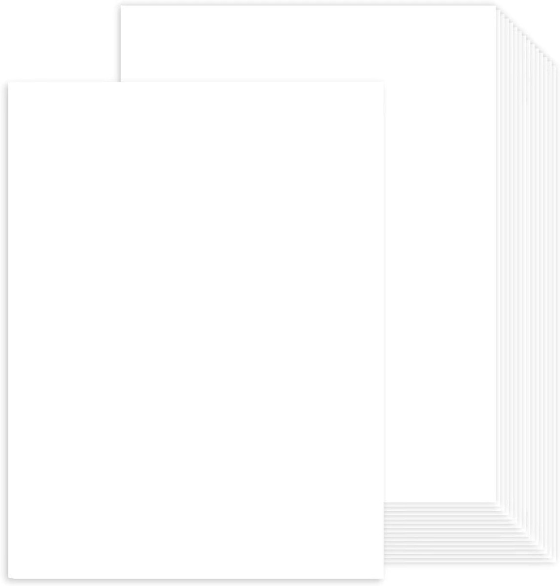 SnelShoppen - A4 Wit Karton Papier 250gsm - 100 Vellen - Dubbelzijdig - Acid-Free - Ideaal voor Uitnodigingen, Menu's, DIY Kaarten, Bruiloften