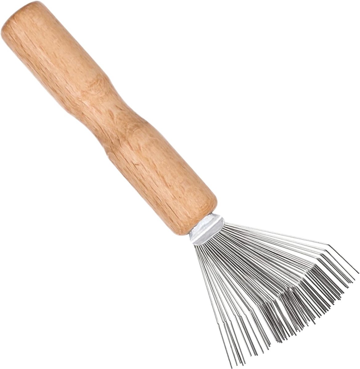 Thijox - Reinigingsgereedschap voor Haar, Haarreiniger met Metalen Draad, Reinigingsborstel voor Haren en Kammen, Effectieve Haarverwijderaar, Ideaal