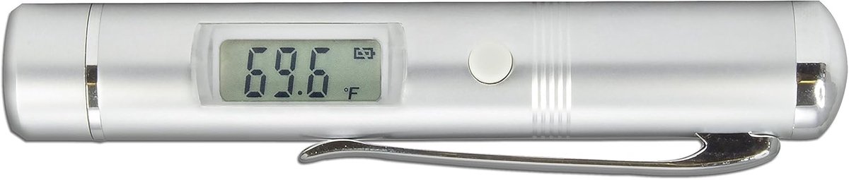 SnelShoppen - TFA Dostmann Infraroodthermometer - Contactloze Temperatuurmeting - Robuust Metaal - Snel en Nauwkeurig - Voor Vloeistoffen, Pasta en Se