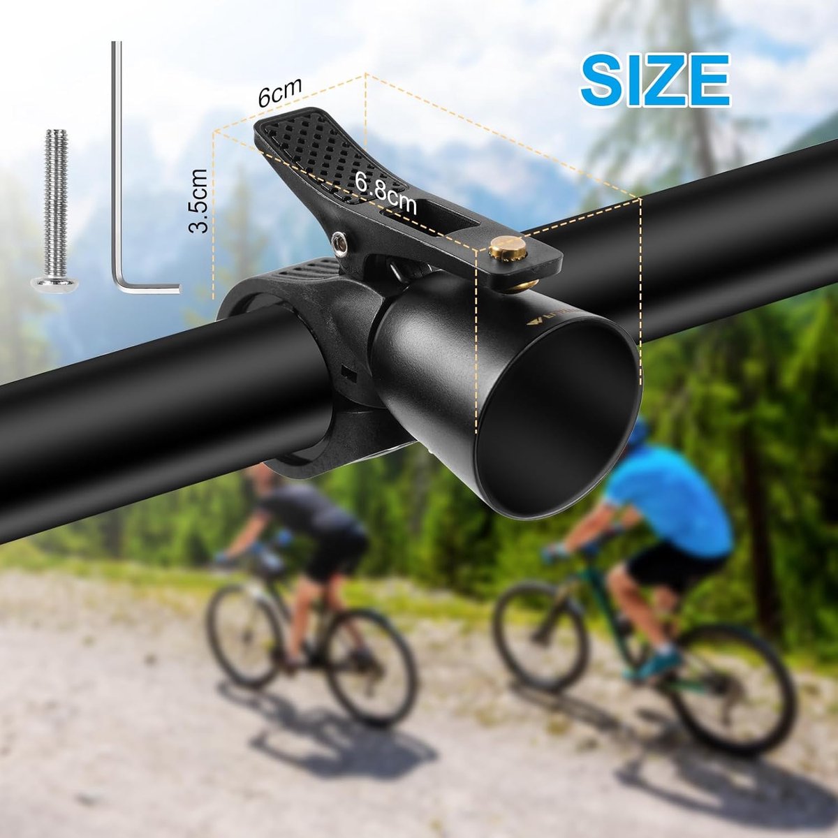 SnelShoppen - Flintronic Fietsbellen Retro - Waterdichte Koperen Fietsbel - Luide en Duidelijke Geluid voor Racefietsen, Mountainbikes, Kinderen en Vo — cadeau in Sport & Outdoor - foto 5