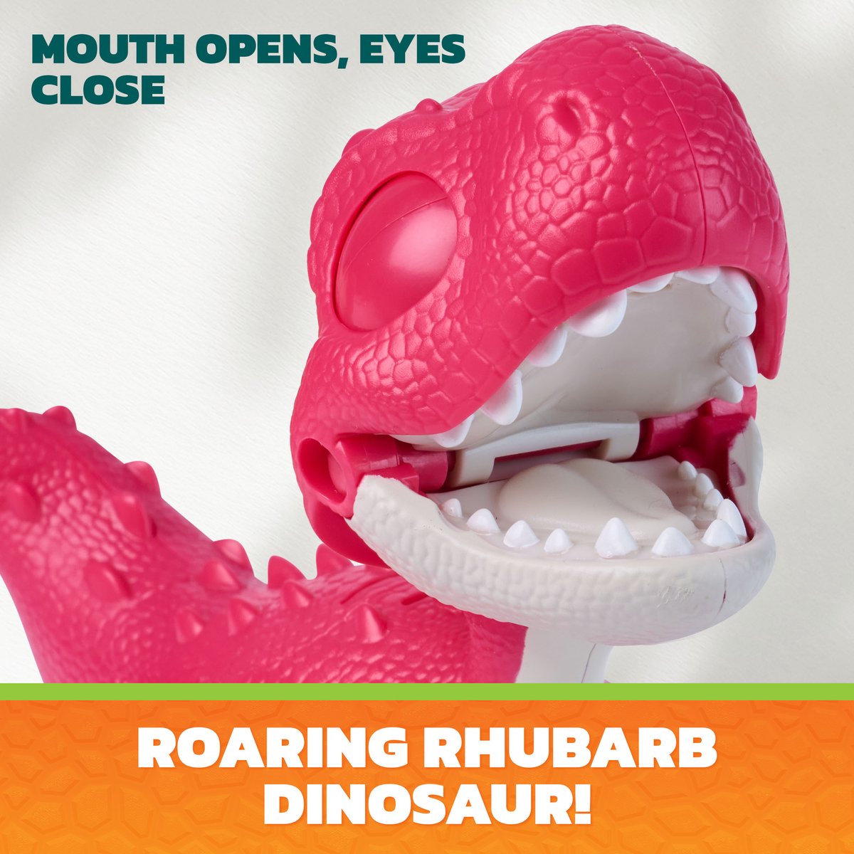 PAW Patrol - De Dino Film - Marshall Roaring Pup Pals, bevat beweegbare speelgoeddinosaurus Rhubarb van 10,1 cm met geactiveerde geluiden en Marshall-actiefiguur — cadeau in Spellen & Speelgoed - foto 8
