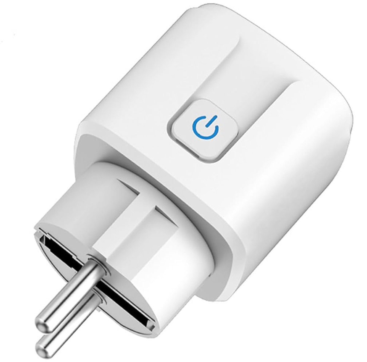 SnelShoppen - Intelligent Wifi-stopcontact met Stroomverbruikmeter, App- en Spraakbediening, Compatibel met Alexa & Google Home, 16 A, 3680 W voor Thu