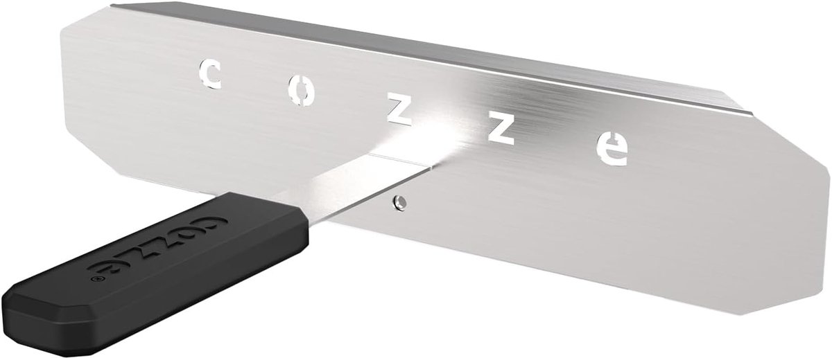 SnelShoppen - Cozze Deur voor 13" Pizza Oven RVS, Hittebestendig Bakelite Handvat, Perfect voor Tuin, Keuken, Feest & Camping