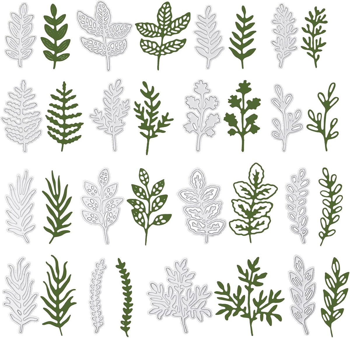 SnelShoppen - 16 Stuks DIY Carbon Staal Snij- en Embossing Templates voor Kaarten maken, Scrapbooking, Fotoalbums, Creatieve Handgemaakte Projecten
