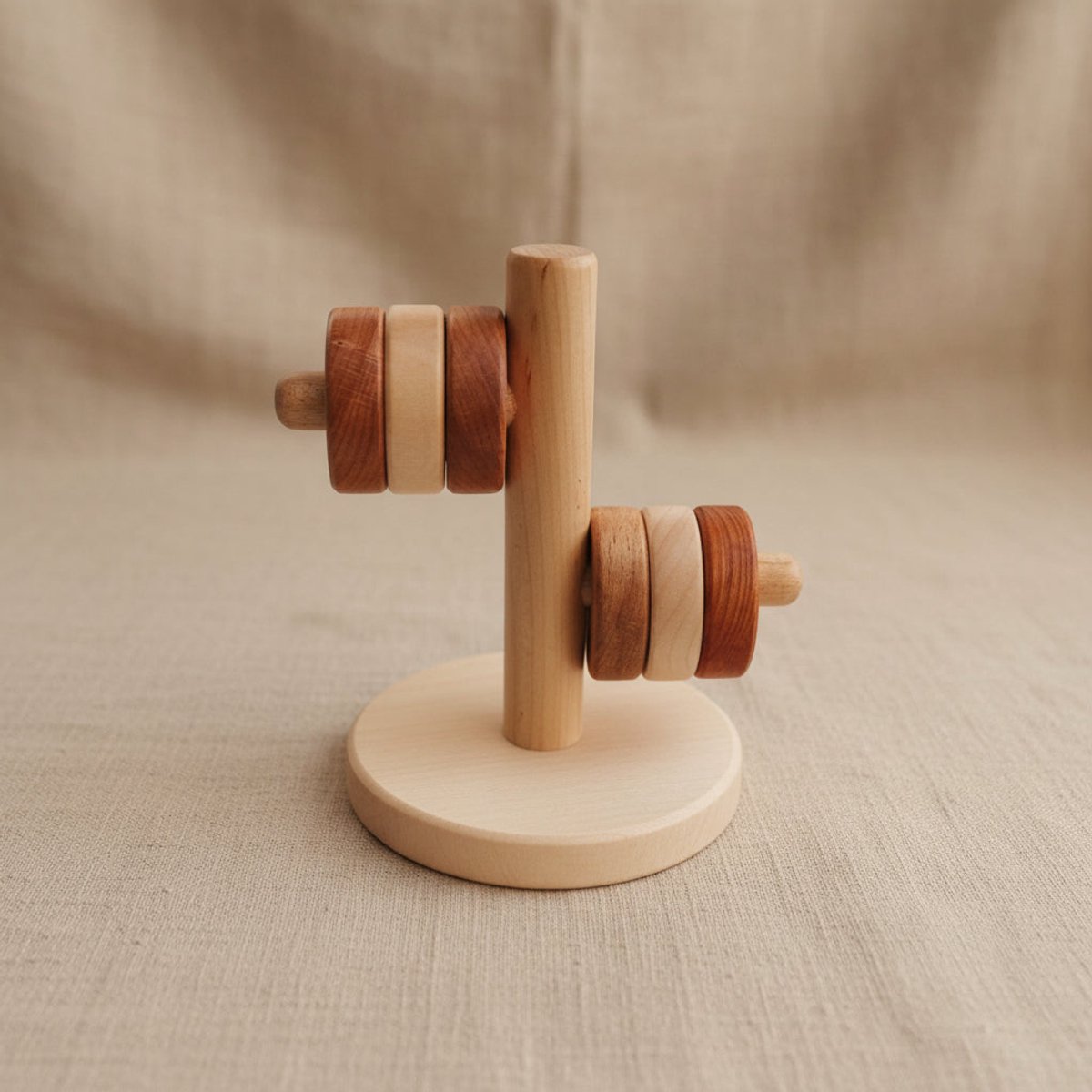 Houten horizontale torenpuzzel