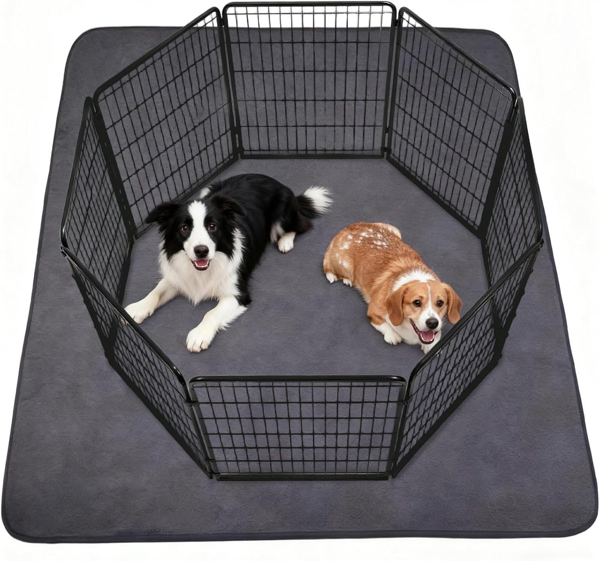 SnelShoppen - Puppy Training Pads Extra Large 125 x 168 cm, Wasbare en Herbruikbare Hond Plasmatten, Waterdicht en Antislip voor Hondenbench en Thuisg