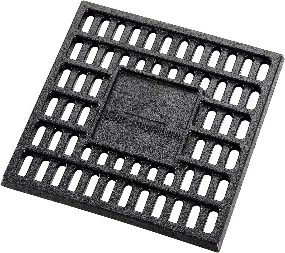 SnelShoppen - Campingmoons Gietijzeren Kolenbed Charcoal Fire Grate 17.5x17.5cm - Ideaal voor Camping, Tuin, BBQ, Barbecue, Koken, Buitenleven