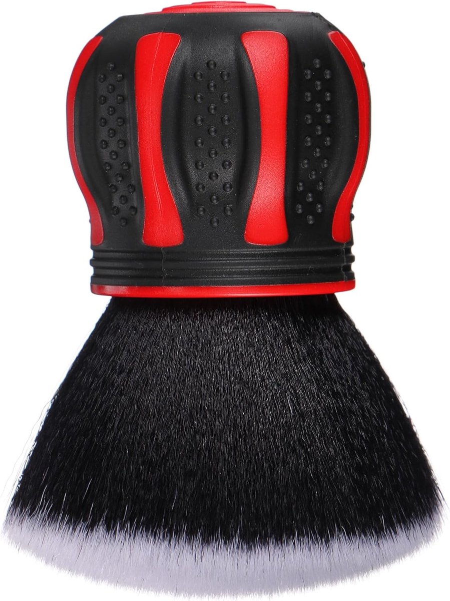 SnelShoppen - Car Detailing Brush Ball 2 - Precisie Detailborstel met Bal Handvat - Zachte Synthetic Haren voor Binnen en Buiten - Ergonomisch en Comp