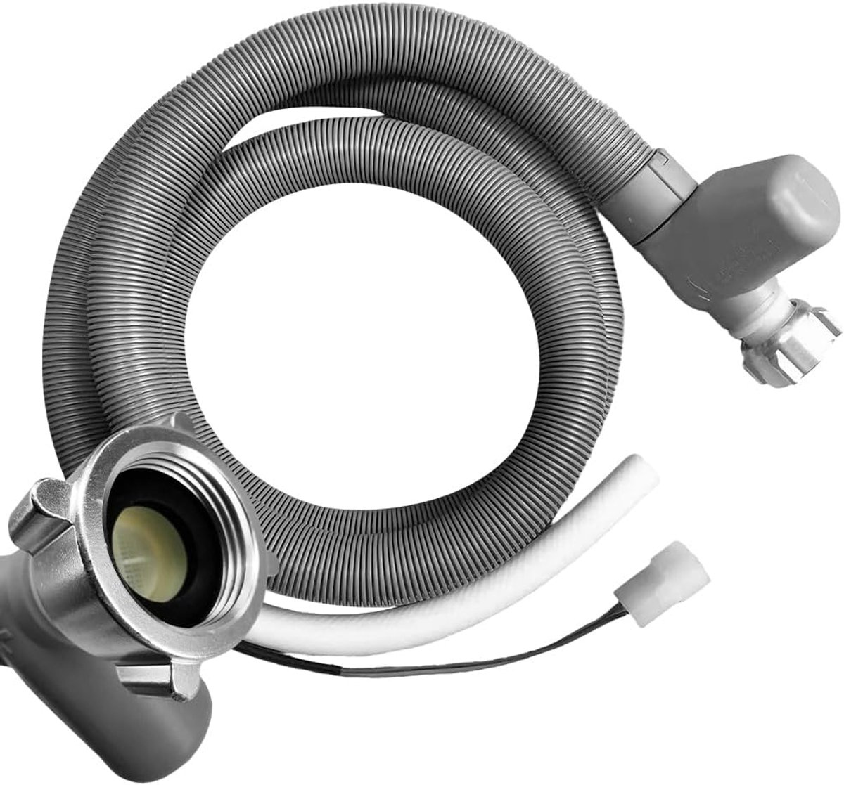 SnelShoppen - Aquastop Slang voor Afwasmachine, 1.85M Universele Wasmachine Slang, Lekvrije Aansluitslang voor Wasmachine en Afwasmachine, Afvoerslang