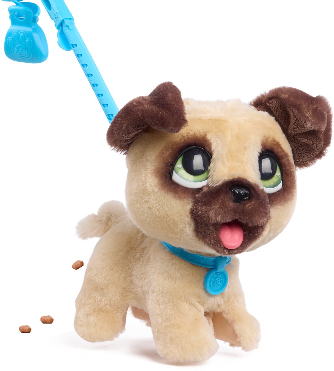 Just Play Furreal poopalots mopshondje pug - interactieve pluchen knuffel