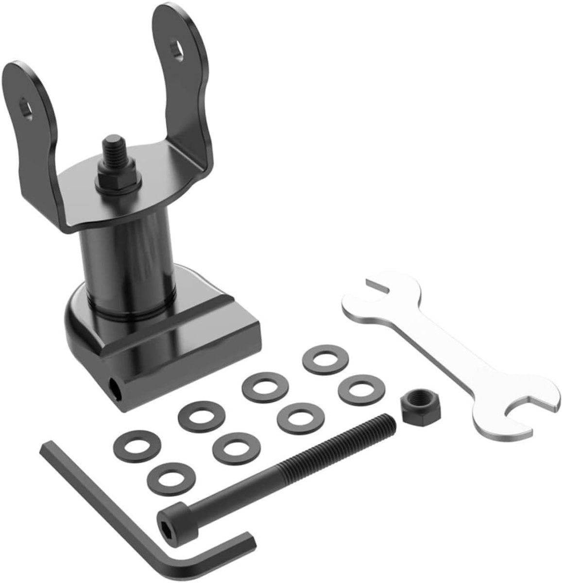 Schermhouder Fiets - Monitor Adapter - Thuis Sporten - 360 Graden Draaibaar - 12.5 x 6.5 cm - Zwart