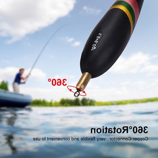 Coarse Fishing Floats voor het Vissen, 3 Stuks Gewogen Waggler Floats, Perfect voor Aas en Vissen met Diverse Gewichten — afbeelding 3