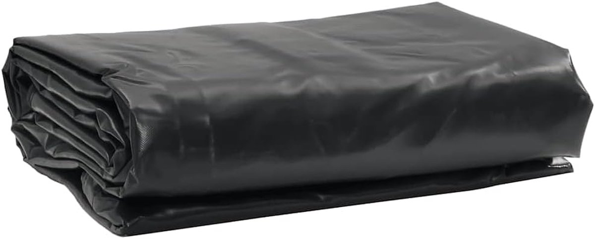 Zwaar Afdekzeil - Beschermhoes Waterdicht - Buiten Beschermen - Scheurvast PVC - 1 x 2.5 m - Zwart