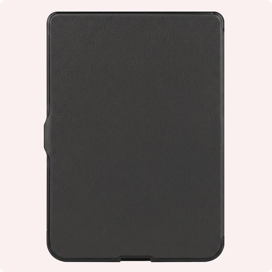 Hoes Geschikt voor Kobo Nia Hoesje Bookcase Cover Book Case Hoes Sleepcover Trifold - Zwart — afbeelding 5