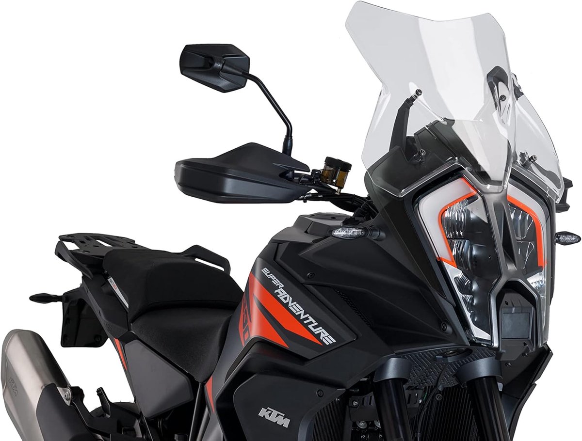 Touring Windscherm - Motor Accessoire - Aerodynamische Bescherming - UV-Bescherming - 4 mm Dik - Helder