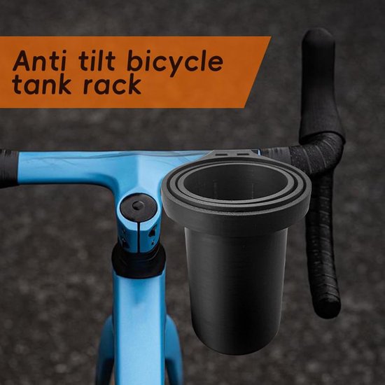Drankhouder Fiets - Bekerhouder Stuur - Outdoor Activiteiten - Morsbestendig Ontwerp - 13.4 x 11.7 cm - Zwart — afbeelding 3