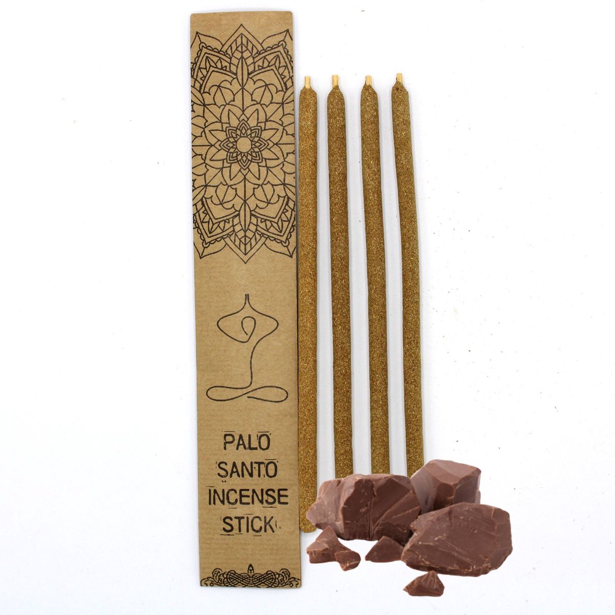 Ancient Wisdom Palo Santo Large Incense Sticks - Chocolate multicolor