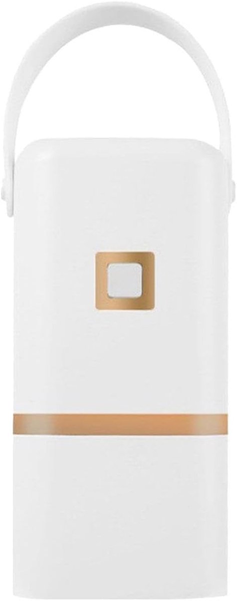 Draagbare Kledingdroger Compacte Droger Reizen en Kamperen 360 Graden Circulatie 16x8x8cm Wit