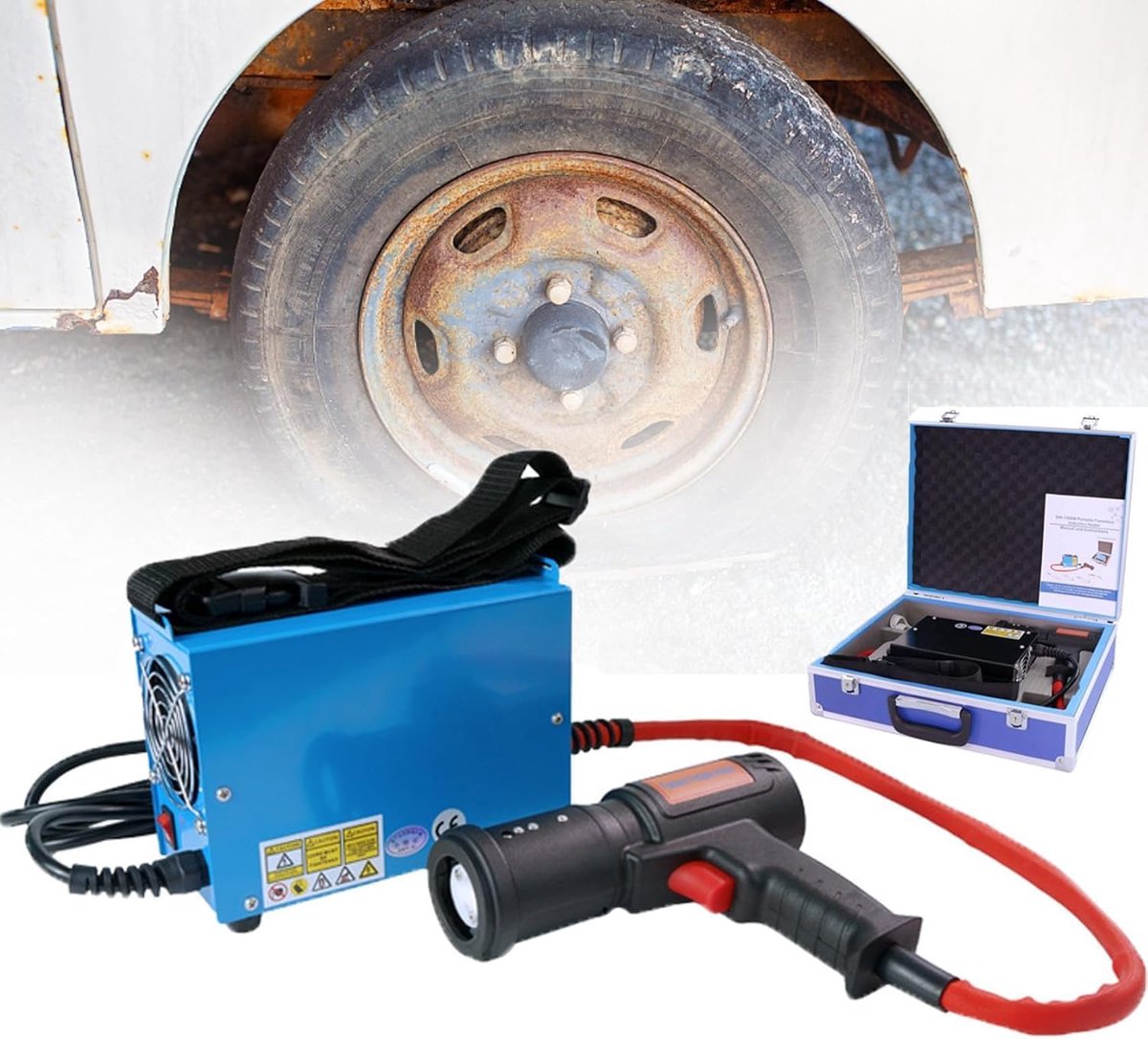 Inductie Heater Kit - Hand Heater - Metaal Bewerken - Vlamloze Warmte - 1500W - Zwart