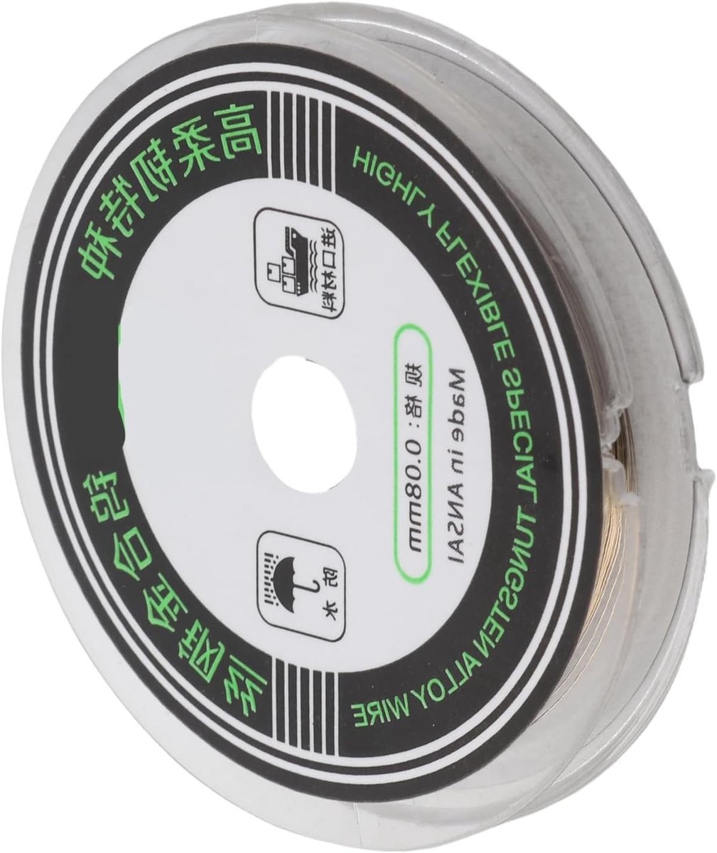 Molybdeen Snijdraad 100m voor LCD Scherm Scheiding - Reparatietool voor LCD Displays (0.07mm) met Hoge Precisie en Duurzaamheid