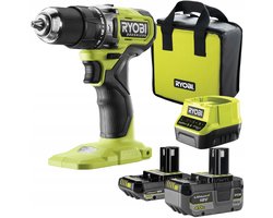 Ryobi RPD18BL1-2C42S Serie - 18V Klopboormachine - Udarowa - Inclusief Batterijen en Lader - LED Verlichting