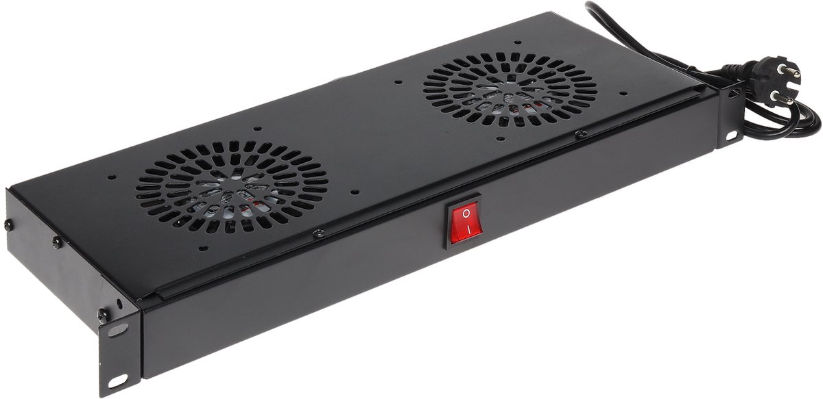Delta - Ventilatorpaneel - 19 inch - Zwart - 230VAC
