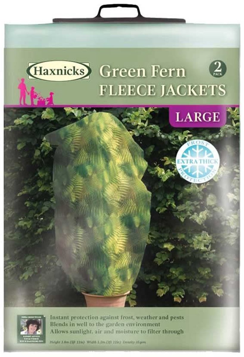 Tuinfleece jassen 2x groot - fleece 1,2 m x 1,8 m - vorst- en windbescherming - ShopVlot