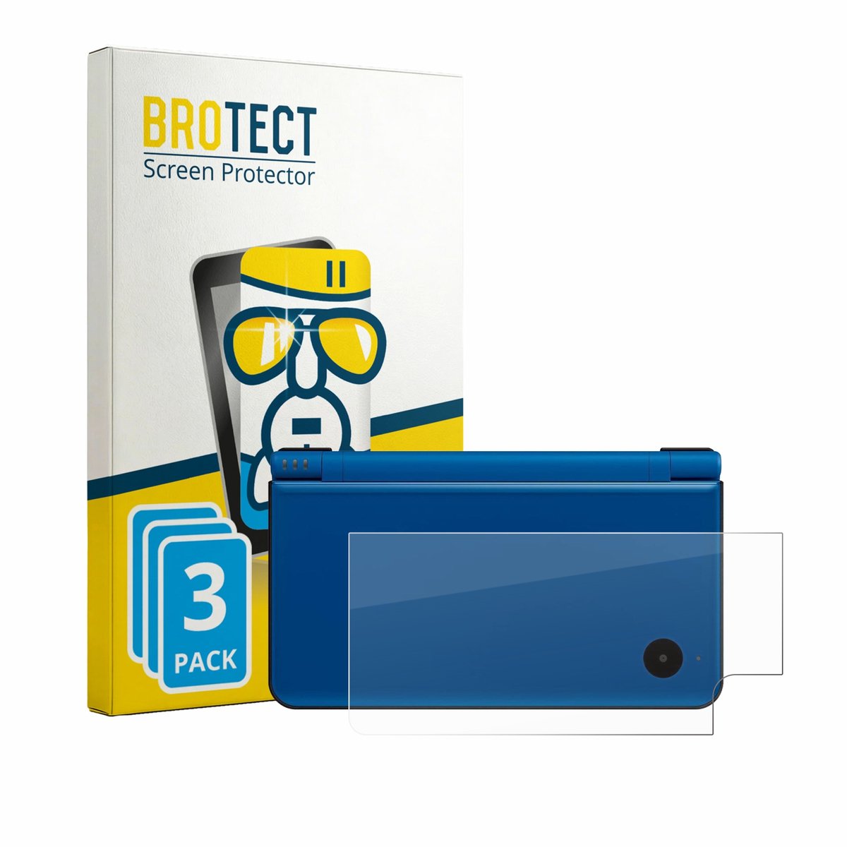 Screenprotector 3 Stuks voor Nintendo DSi XL (Behuizing) Beschermglas transparant