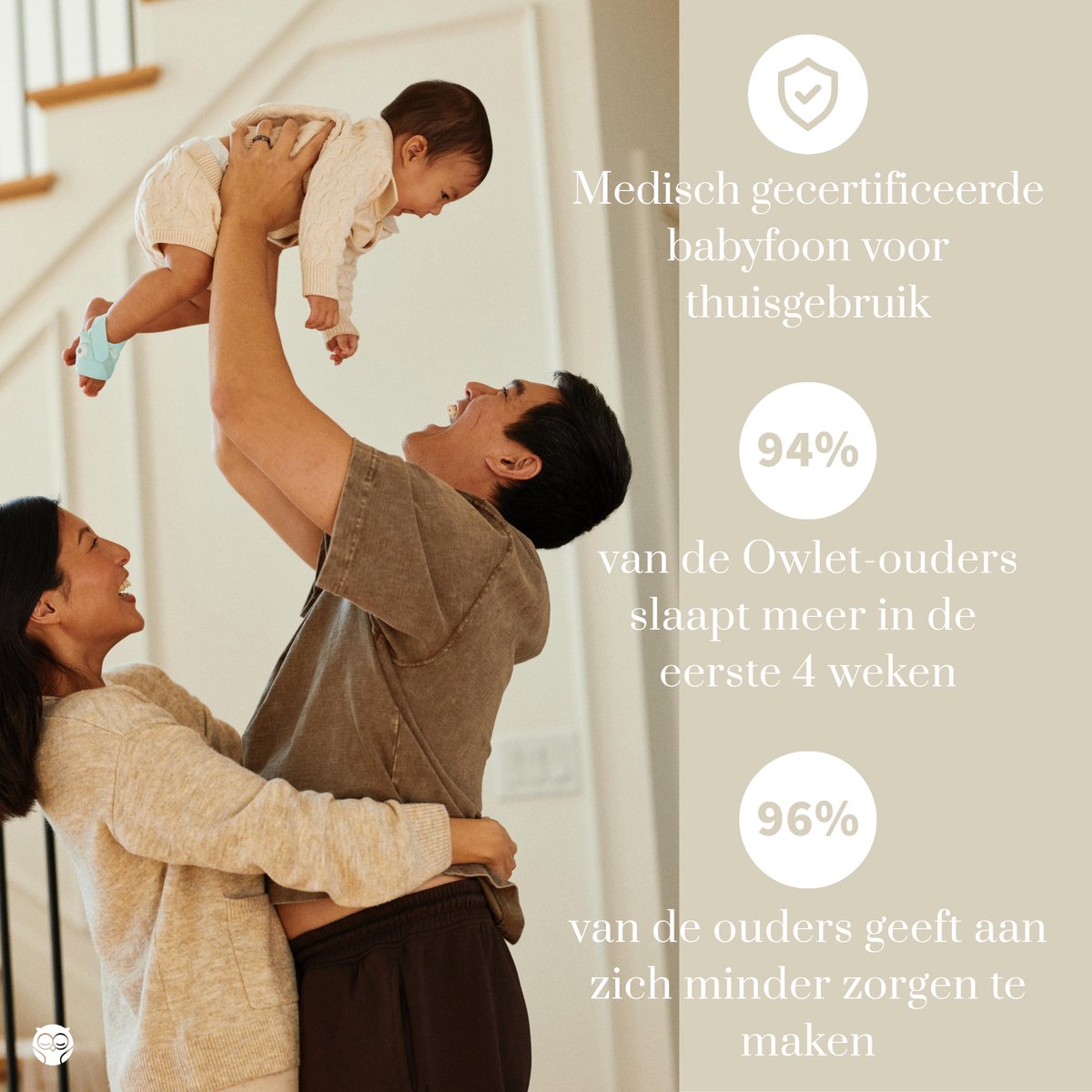 Owlet Dream Sock™ - Slimme Babyfoon die hartslag & zuurstof meet - Baby monitor die medisch gecertificeerd is voor baby's van 0 tot 18 maand - Mint thumbnail 4
