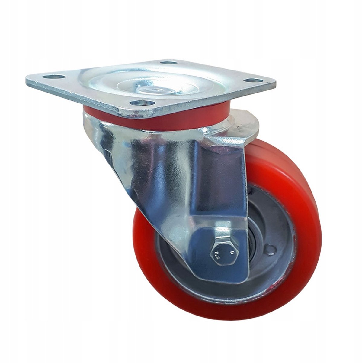 Zwenkwiel PU/Alu 100mm 300kg - Merkloos