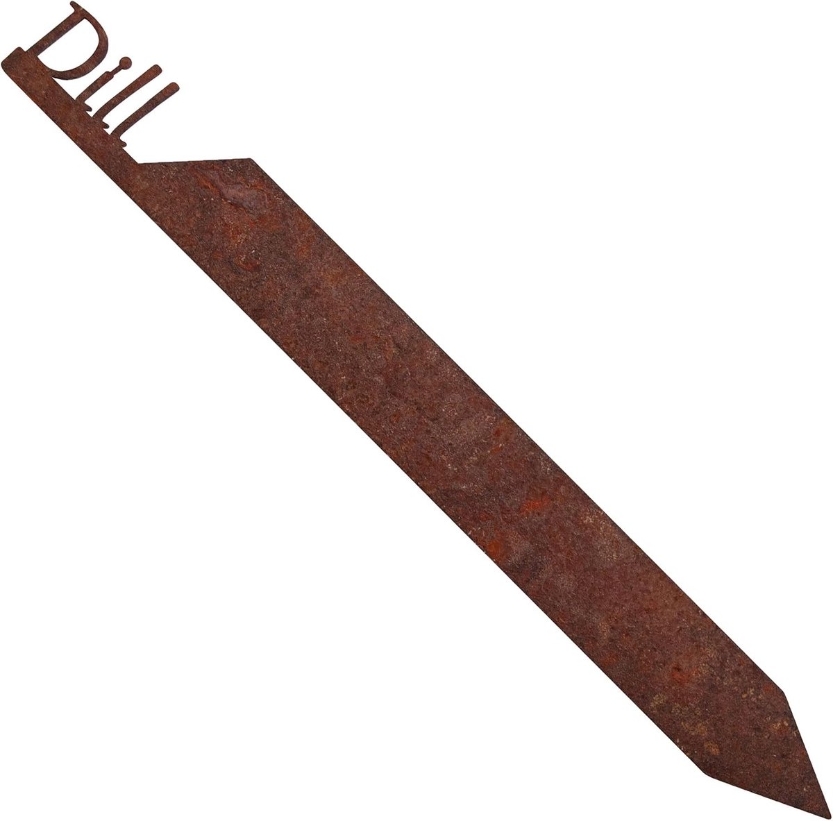 EXTRAVAGANT® garden plug "Dill" herb cutter herb plates plant signs plant plugs metal steel rust precious rust - ShopVlot