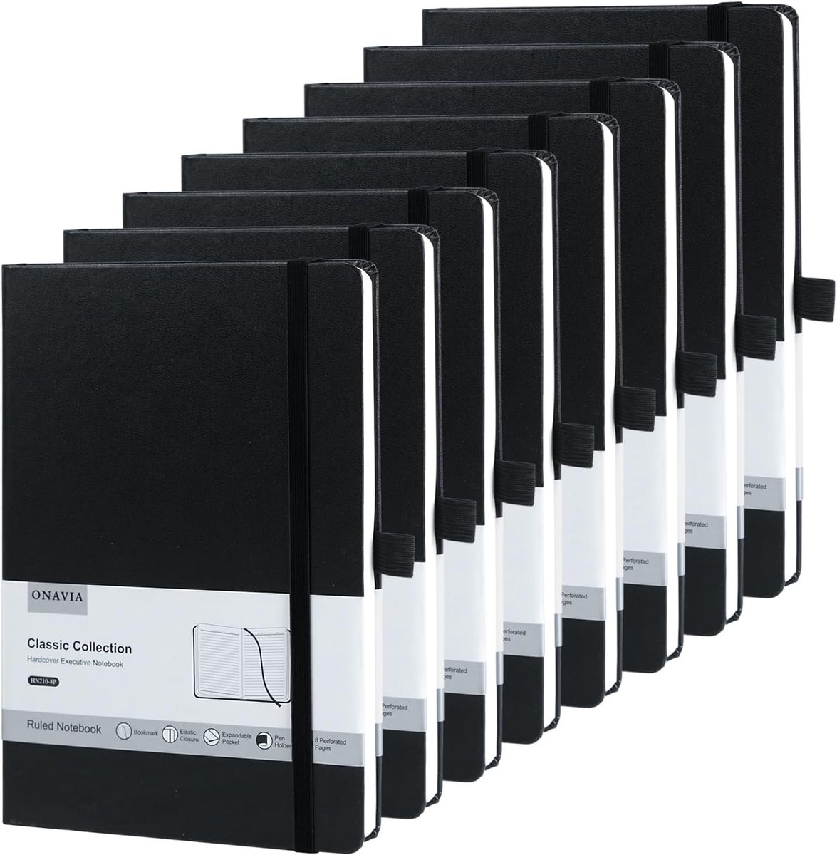 Notitieboek A5 - hardcover - gelijnd - perfect voor schrijven - ShopVlot