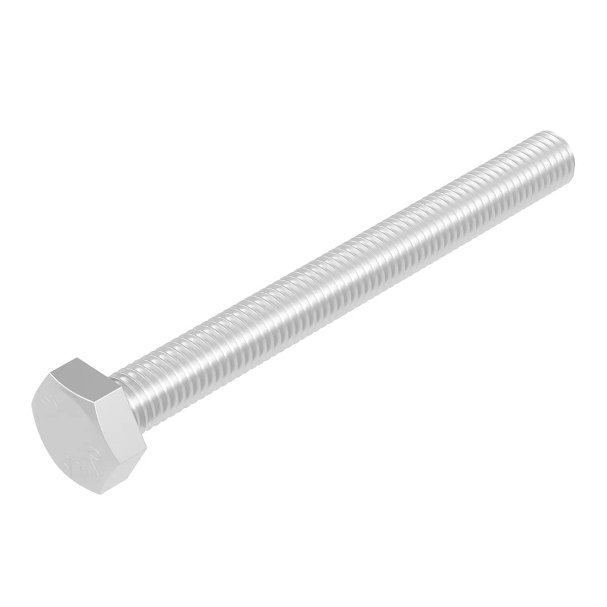 SECCARO Hex head screw M5 x 65 mm, stainless steel V2A VA A2, DIN 933 / ISO 4017, hexagon, 20 pieces - ShopVlot