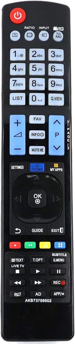 ALLIMITY AKB73756502 Replace remote control suitable for LG LED LCD 3D TV - ShopVlot