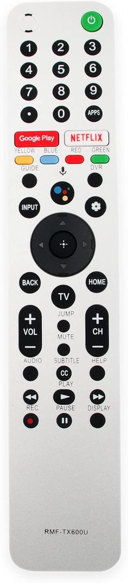 AULCMEET RMF-TX600U sub RMF-TX600E RMF-TX600P Voice Replacement Remote Control Compatible with Sony 3D 1080P Smart TV - ShopVlot