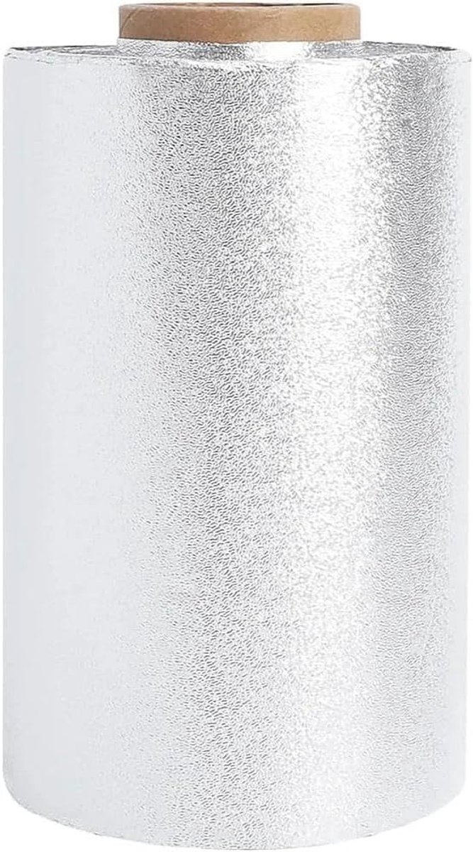 Strenfolie 50 m - 12 μm aluminiumfolie - reliëf oppervlak - voor haarkleuring en balayage - ShopVlot
