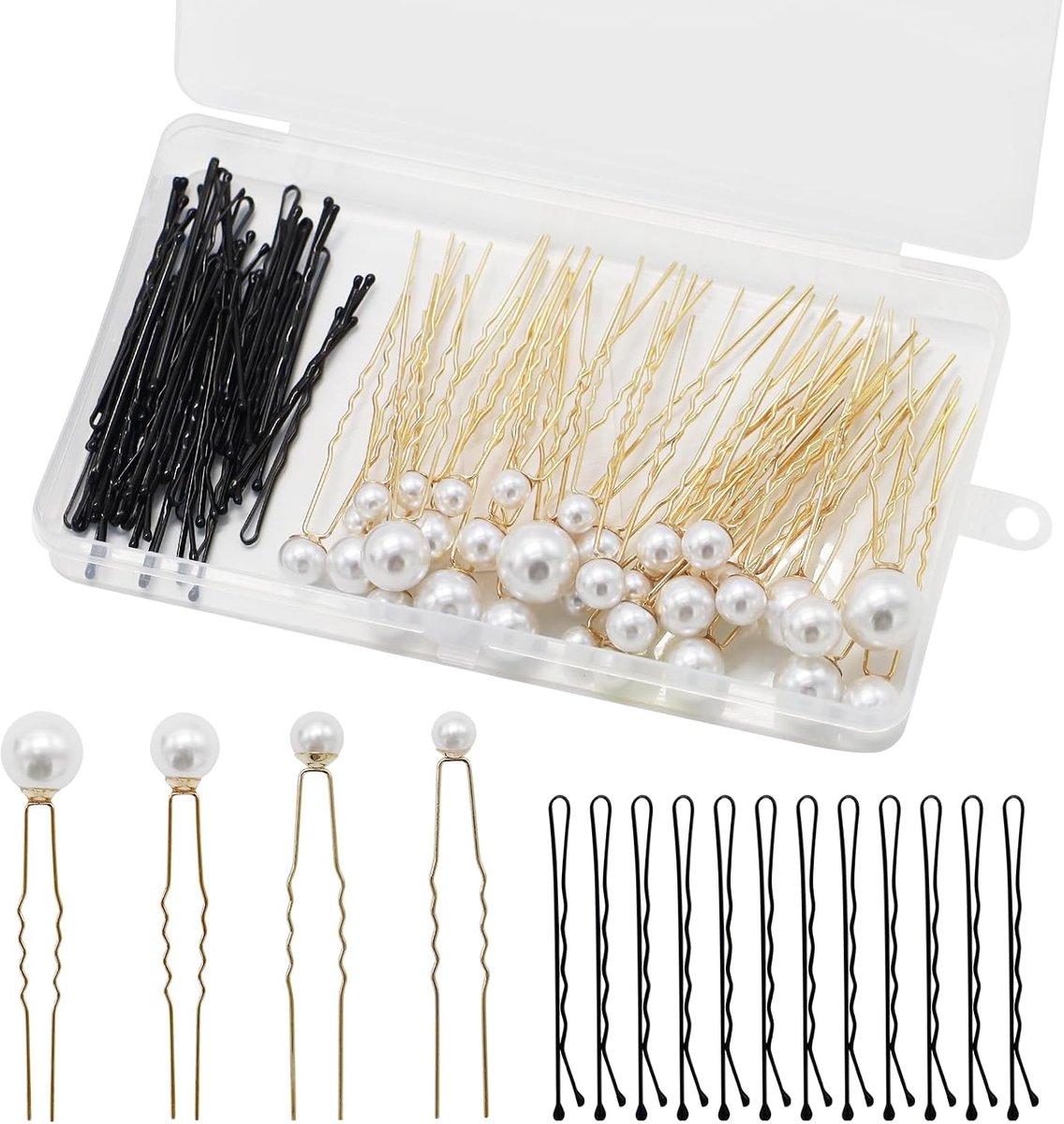 36 éPingles à Cheveux En Perles Pour Mariage, éPingles à Cheveux En Perles Pour La MariéE, with 36 Pieces Clips - ShopVlot