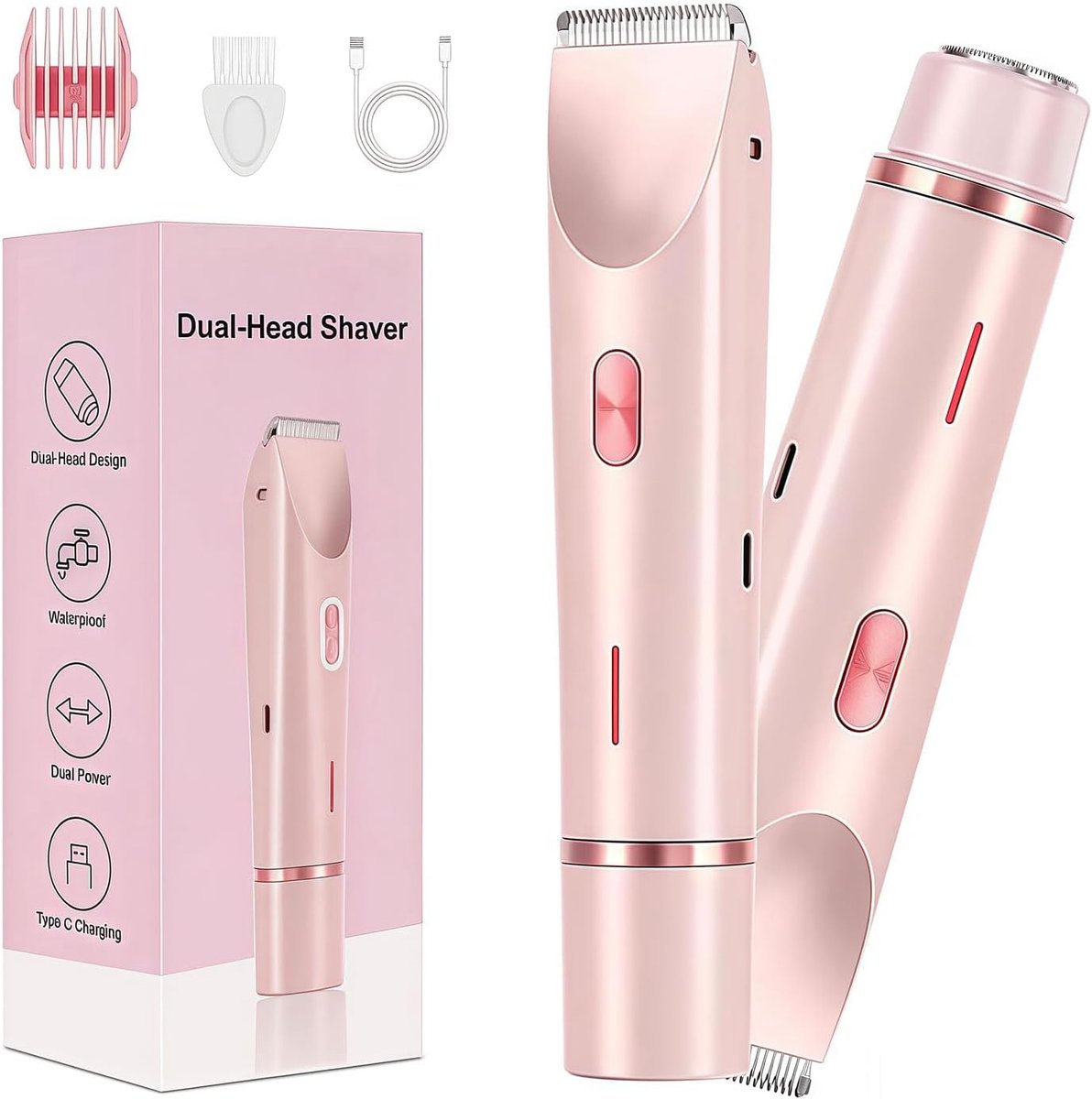 Shaver Women, electric intimate shaver and body trimmer for women, wireless waterproof and painless - ShopVlot