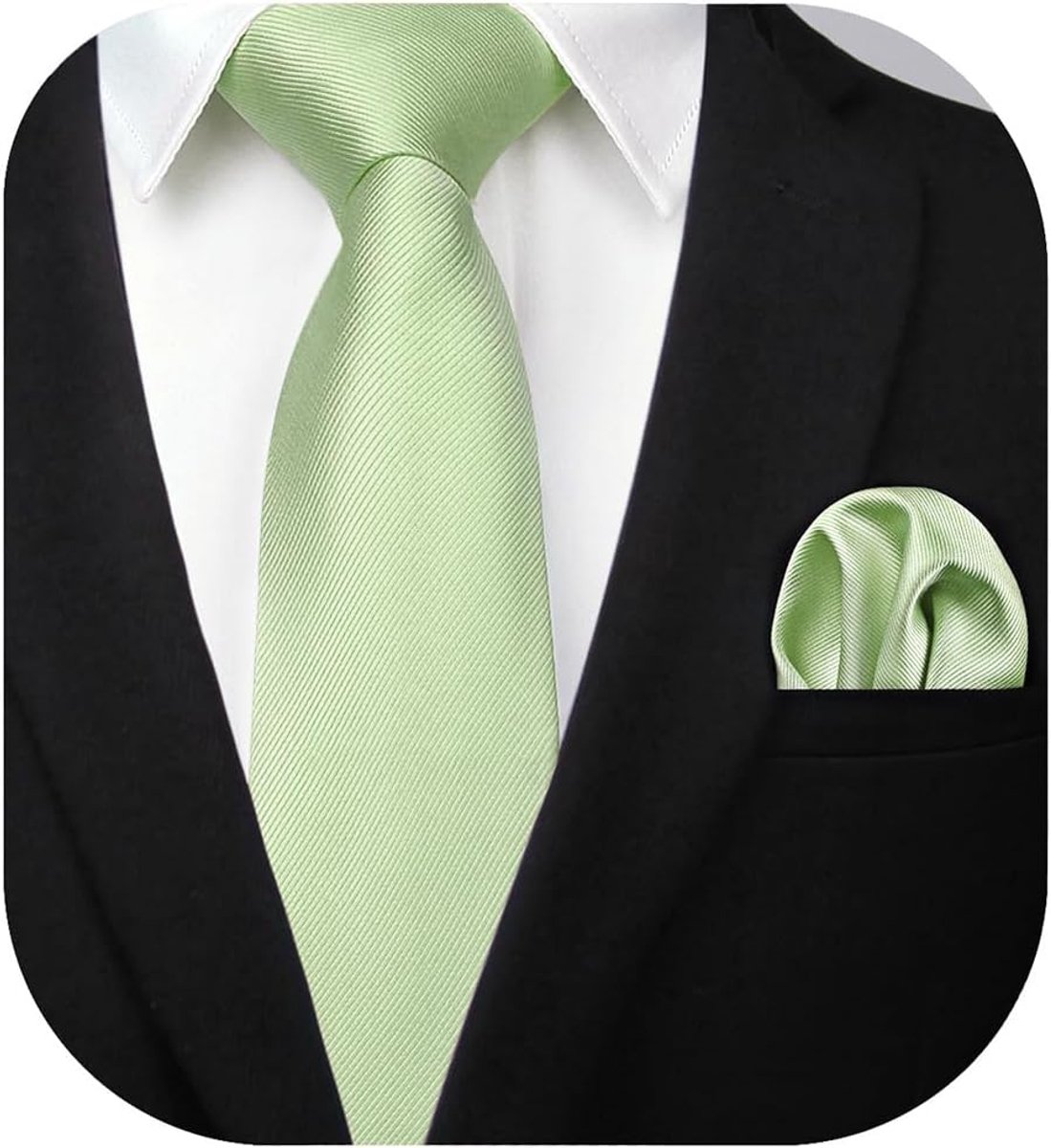 Enlision Men's Plain Tie and Square Tie - ShopVlot