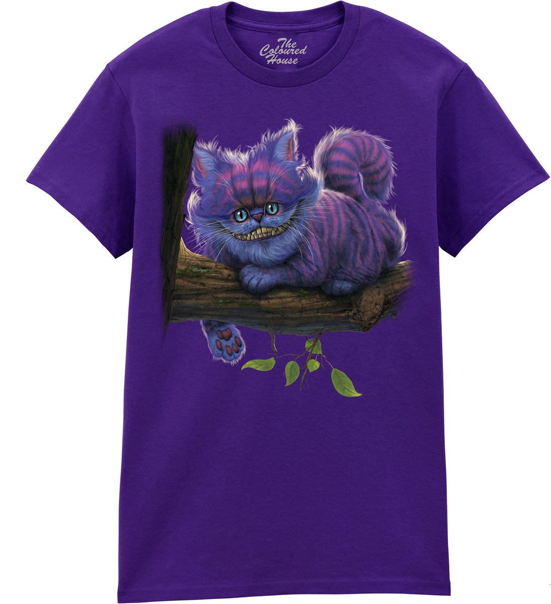 Alice In Wonderland Cheshire Cat The Coloured House T-shirt M