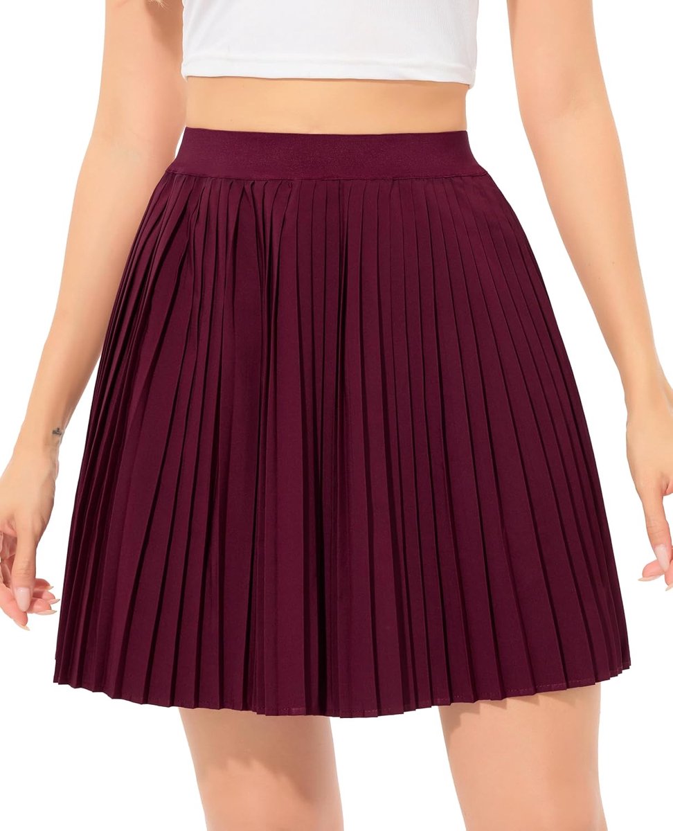 Wikoan Zomerrok voor dames, elegant, geplooid, S-XXL - ShopVlot
