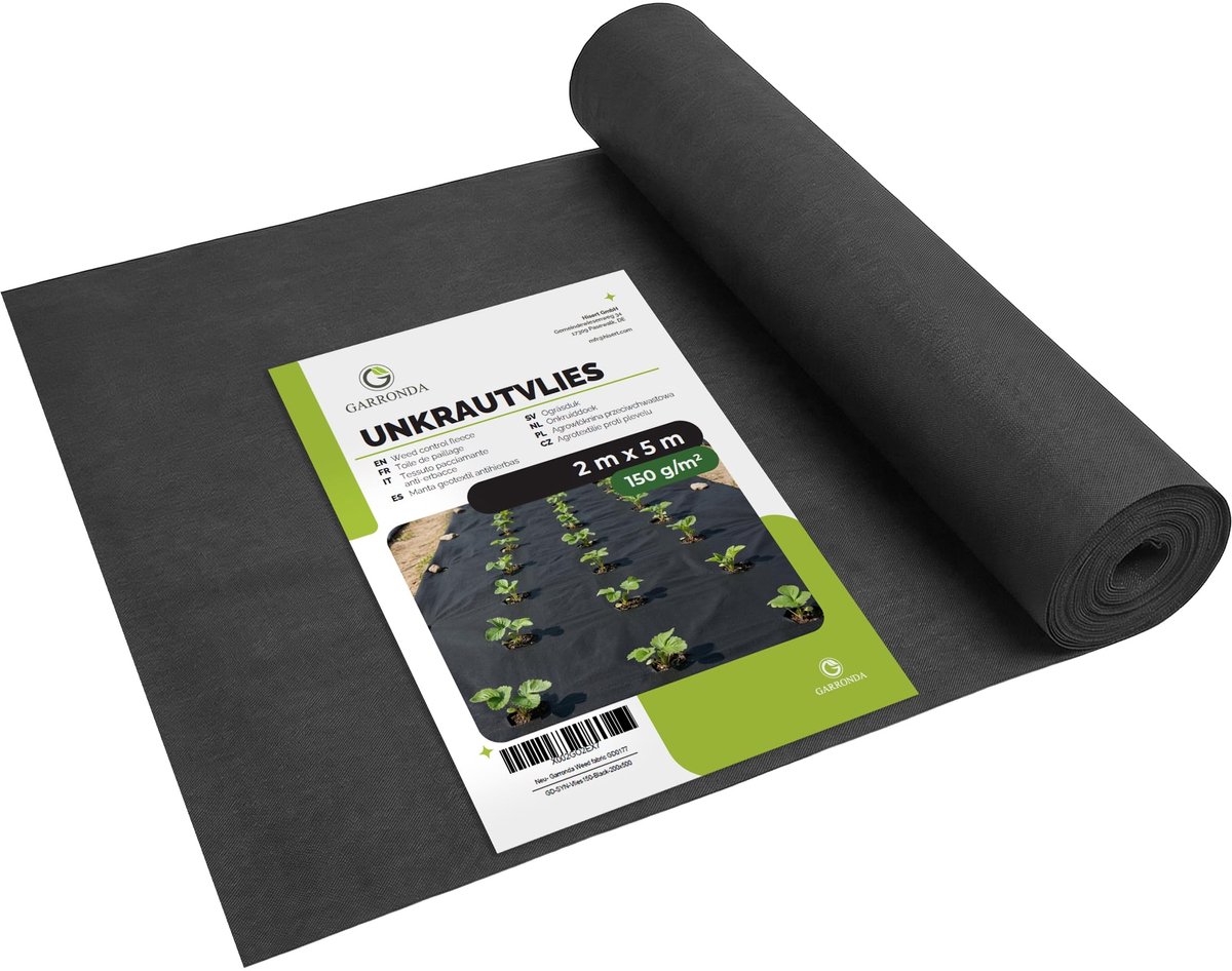 Garronda Geotextiel 150 g/m² 2 × 5 m GD-0177 - ShopVlot