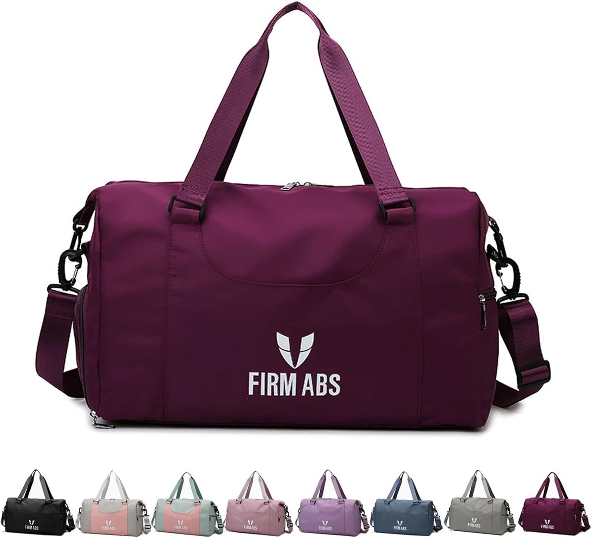 Sports Bag Men Women Travel Bag with Shoe Compartment Wet Compartment Waterproof Swimming Bag Weekend Handbags - ShopVlot