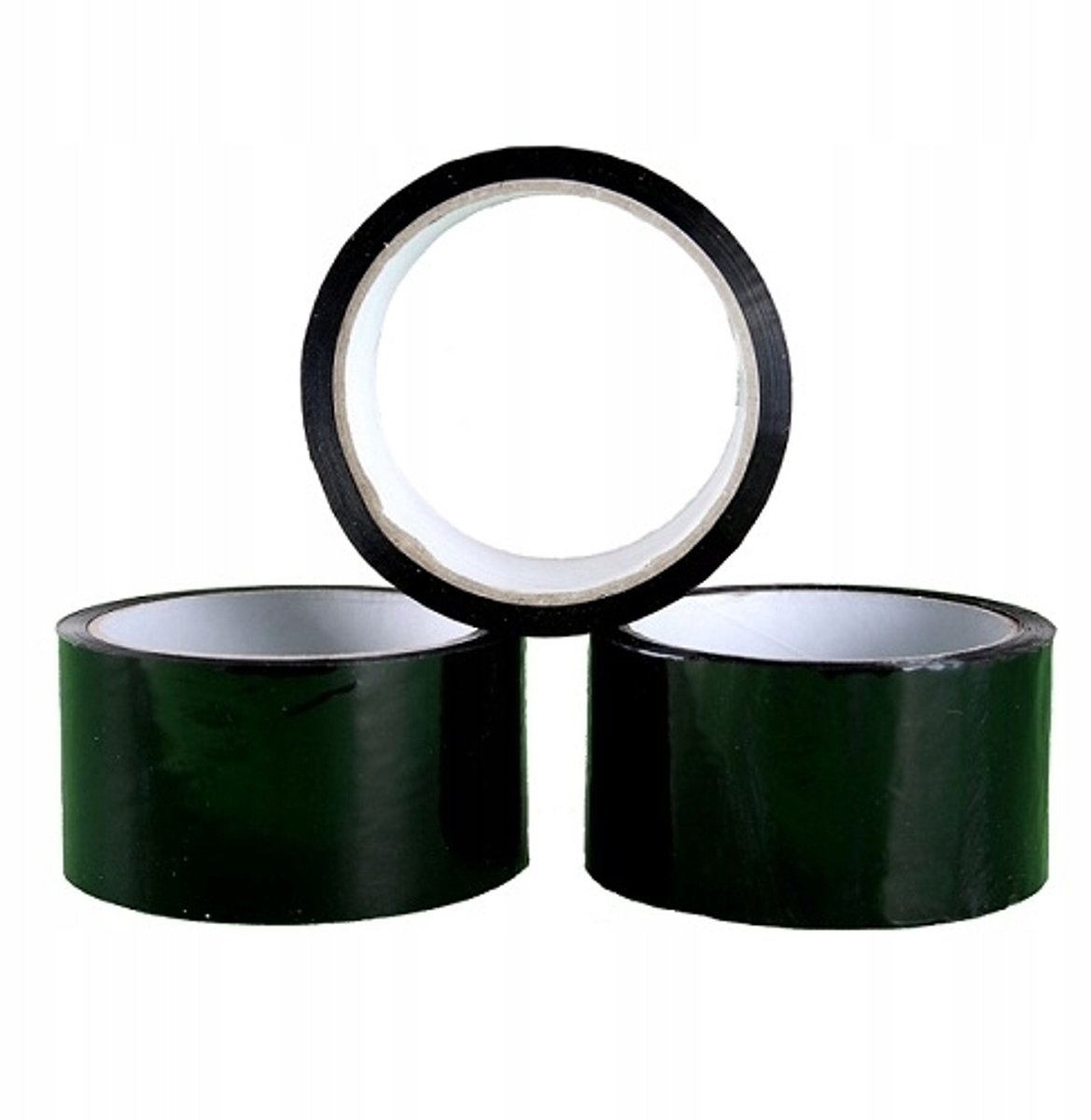 Zwarte Pakkingtape Acryl 48mm x 45m - 6 Stuks