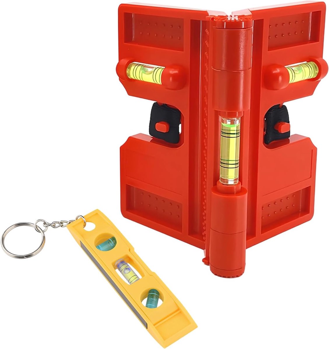 Wing Type Level Level Portable Magnet Spirit Level Plastic Column Type Pole Level Angle Adjustable for Construction - ShopVlot