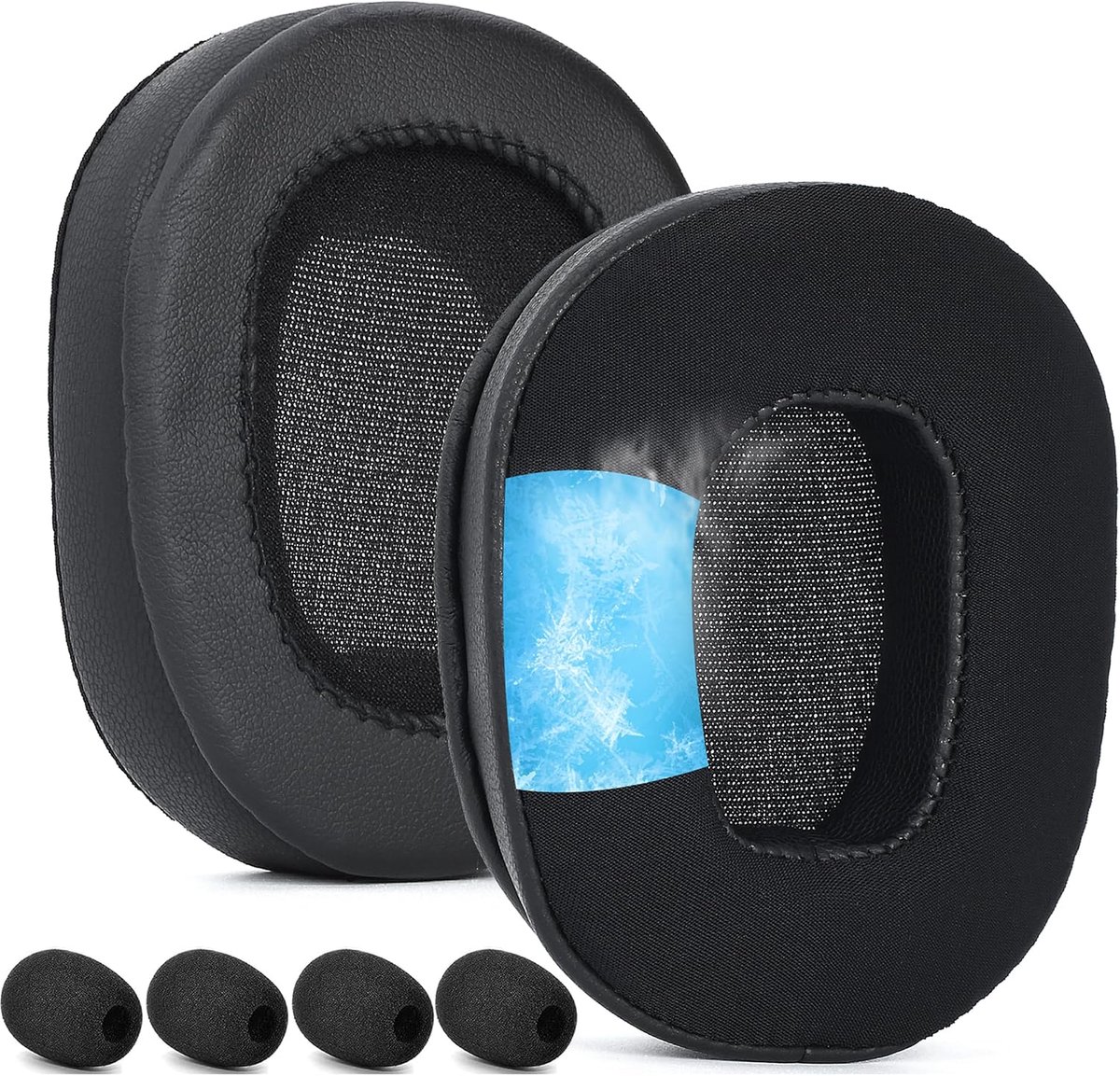 B450-XT Mod Kit Ear Pads + Microphone Foam - defean Replacement Ear Pads Cups Cover Compatible with BlueParrott - ShopVlot